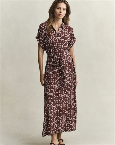 Gant - Monogram Kjole - Fresh Soil 